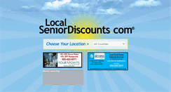 Desktop Screenshot of localseniordiscounts.com